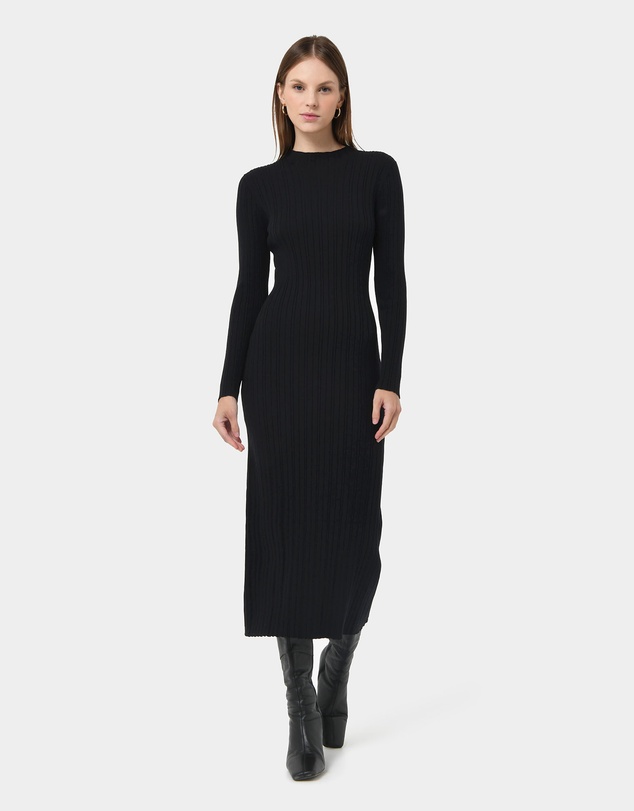 Women Long Sleeve Dresses | Diana Long Sleeve Knit Dress – KP56605