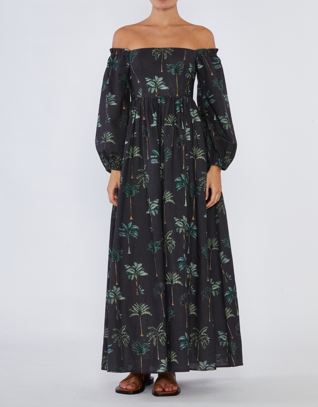 Women Dresses | Palmira Linen Maxi Dress – AK52024
