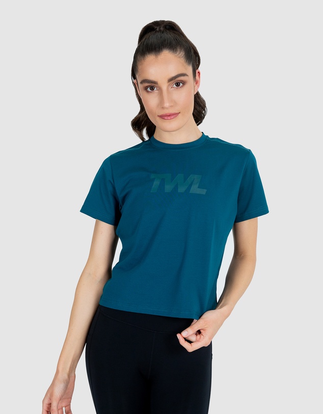 Women Sports Short Sleeve T-Shirts | Everyday Cropped TShirt – RV29307