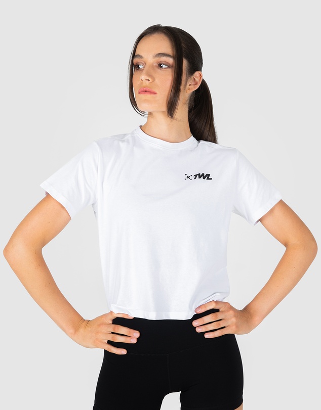 Women Sports Short Sleeve T-Shirts | Everyday Cropped TShirt – LX74932