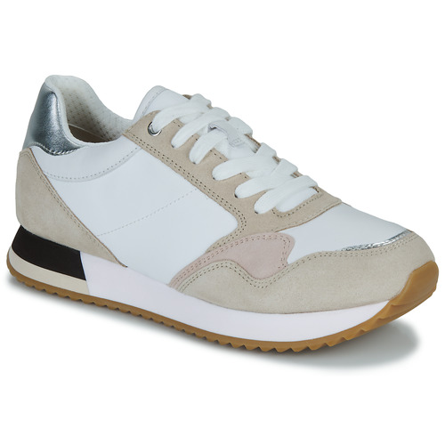 Women Low top trainers | Geox D DORALEA B White / Taupe – LRP4484