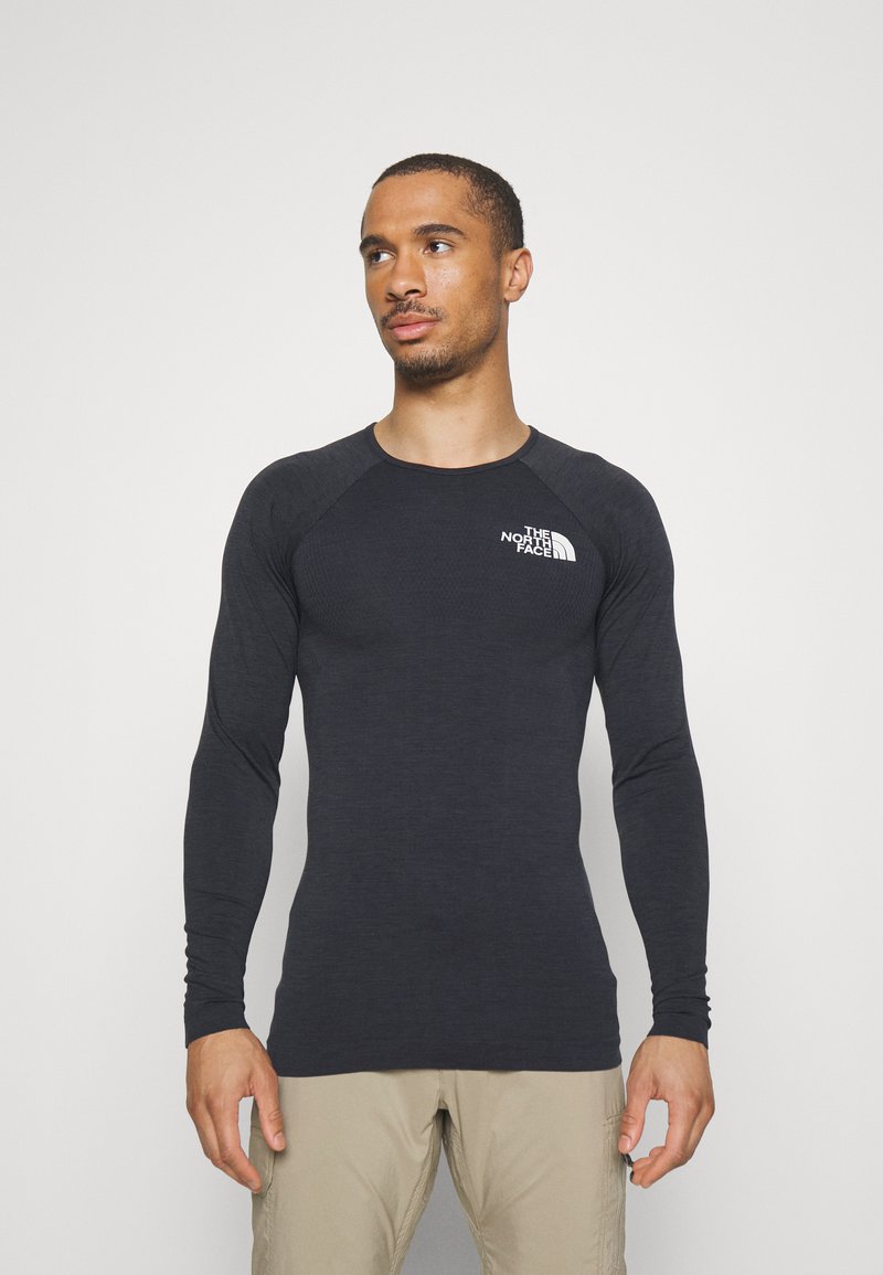 Men’s Longsleeves | The North Face LAB SEAMLESS CREW – Long sleeved top – black – CH88640