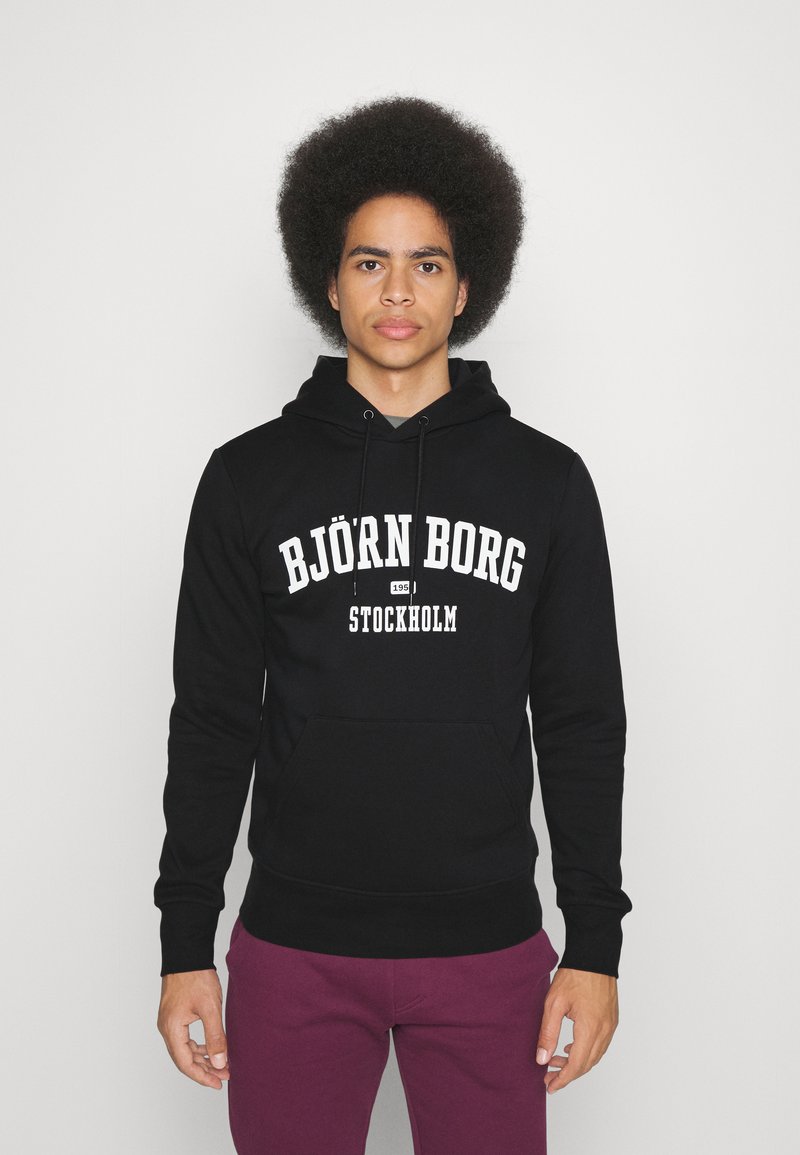 Men’s Sports Hoodies | Björn Borg ESSENTIAL HOODIE – Hoodie – black beauty/black – PJ18876