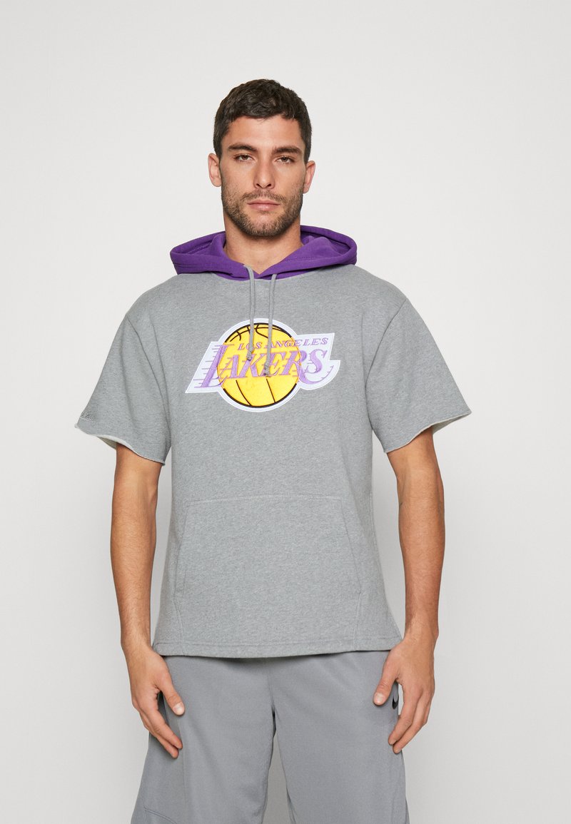 Men’s Sports Hoodies | Mitchell & Ness NBA LOS ANGELES LAKERS POSTGAME HOODY – Hoodie – grey heather/grey – LZ53499
