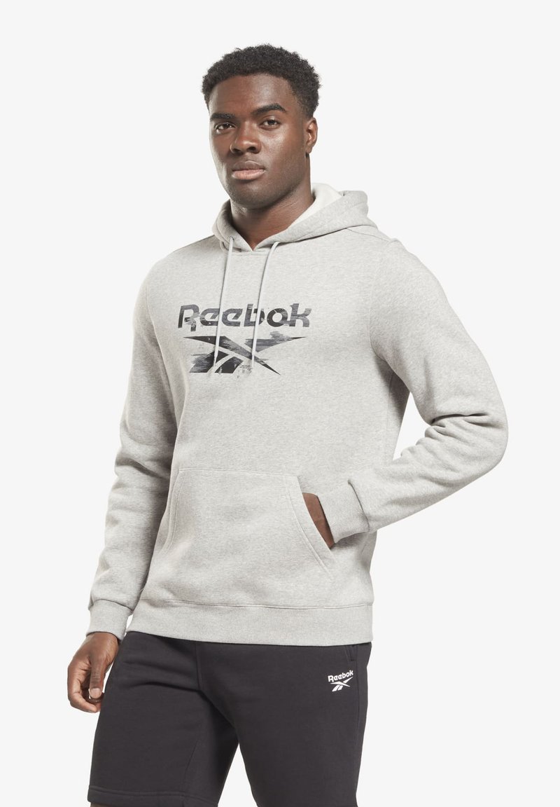 Men’s Sports Hoodies | Reebok MODERN CAMO  – Sweatshirt – medium grey heather/grey – XP59491