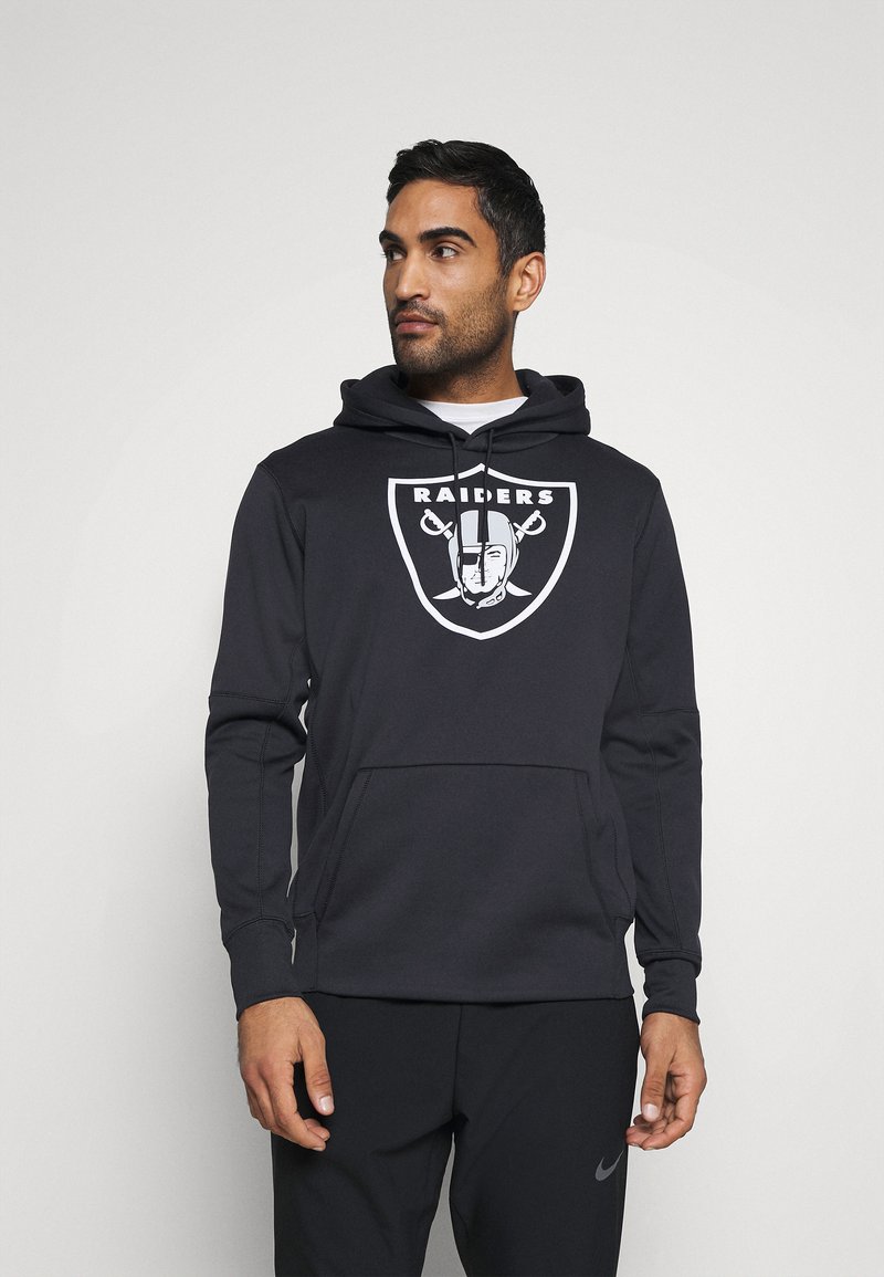 Men’s Sweatshirts | Nike Performance NFL OAKLAND RAIDERS PRIME LOGO THERMA HOODIE – Club wear – black – RK40839