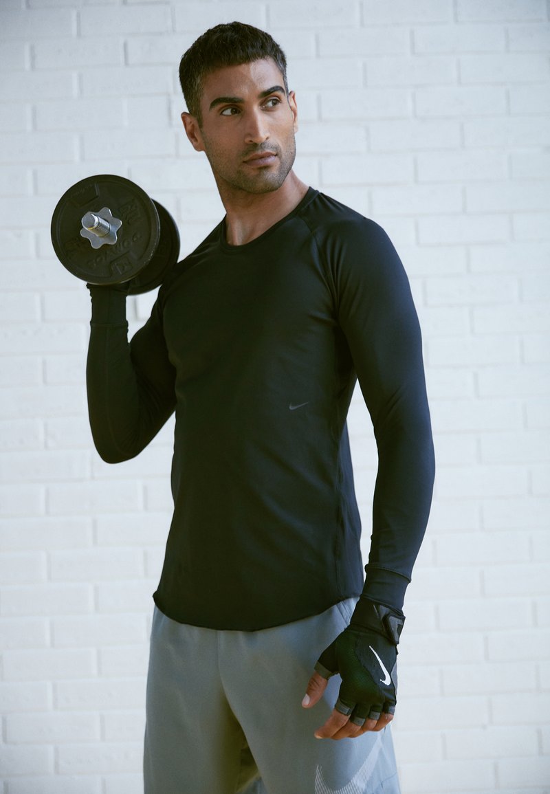 Men’s Longsleeves | Nike Performance DFADV  – Long sleeved top – black/white/black – ZR37966