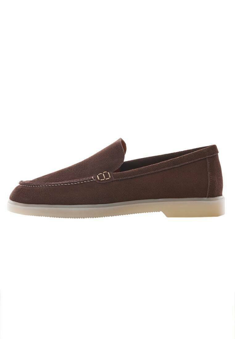 Men’s Slip-on Loafers | Mango EASYPLUS – Slip-ons – brown – DM04590
