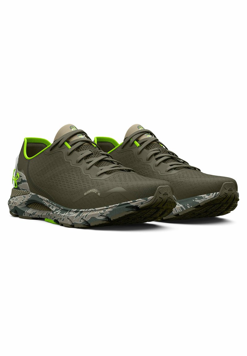Men’s Cushioned Running Shoes | Under Armour HOVR SONIC 6 CAMO – Neutral running shoes – mossy taupe/green – ZG29219