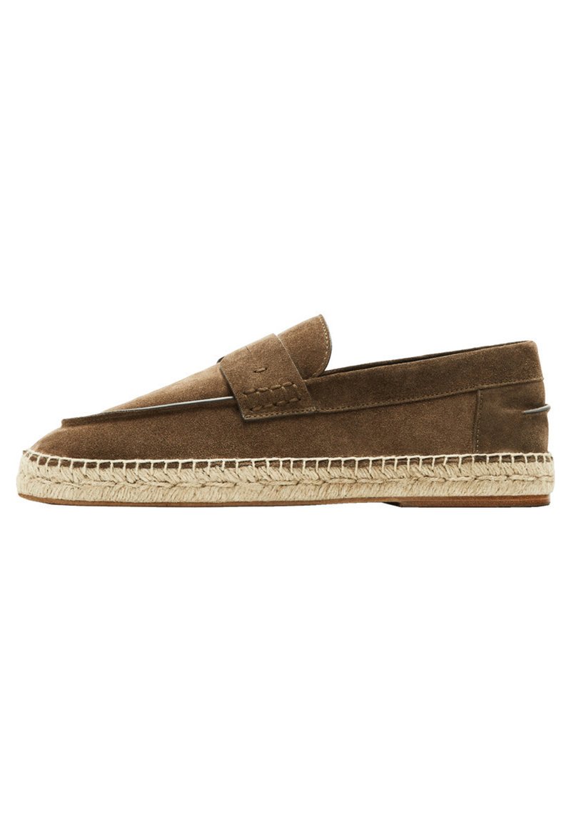 Men’s Espadrilles | Massimo Dutti WITH PENNY STRAP-LIMITED EDITION  – Espadrilles – brown – WP43530