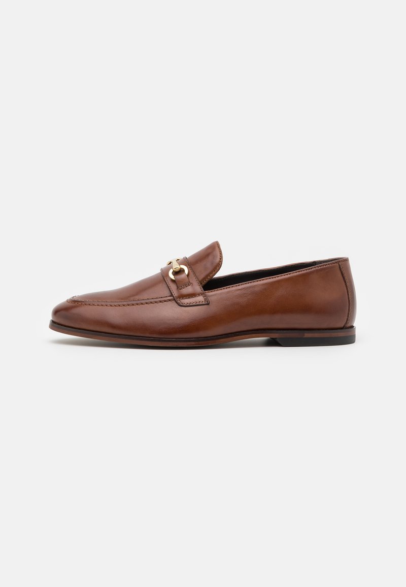 Men’s Slip-on Loafers | Zign LEATHER – Smart slip-ons – brown – KM80906
