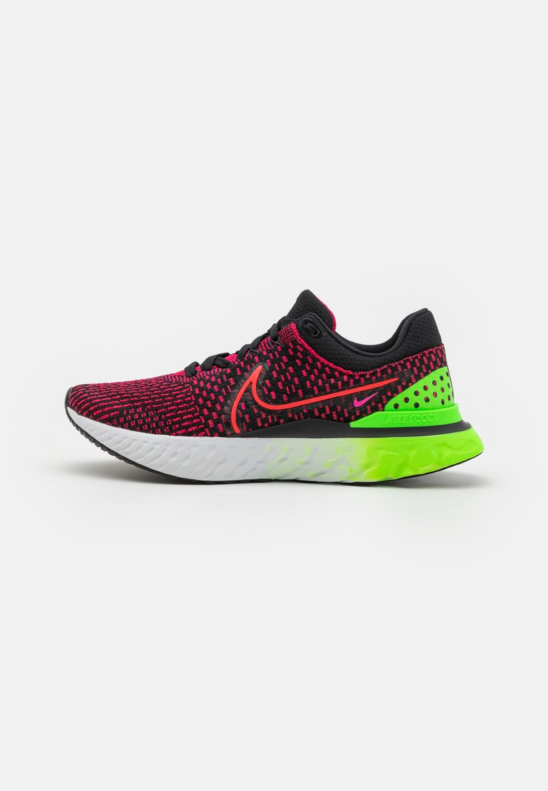 Men’s Cushioned Running Shoes | Nike Performance REACT INFINITY RUN  – Neutral running shoes – black/siren red/green strike/team red/pink prime/pink blast/black – PX66632