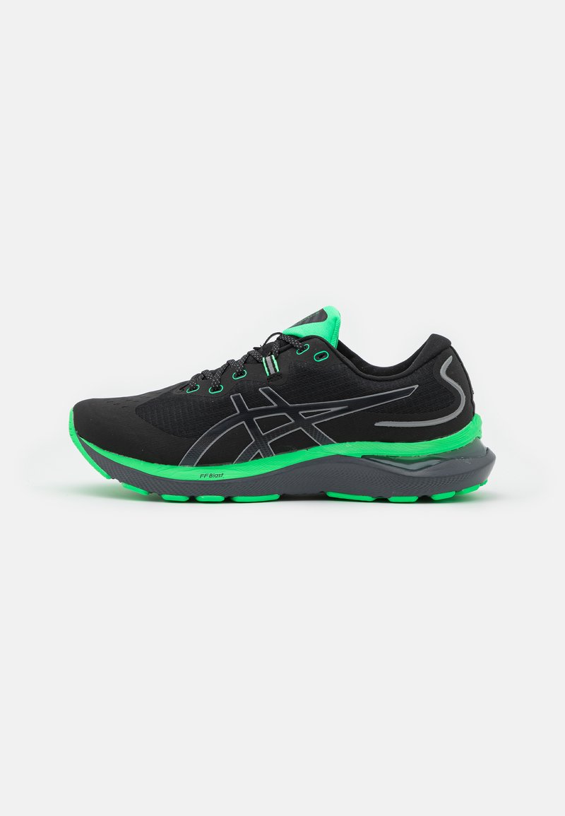 Men’s Cushioned Running Shoes | ASICS GEL CUMULUS 24 LITE SHOW – Neutral running shoes – black/new leaf/black – UI00154