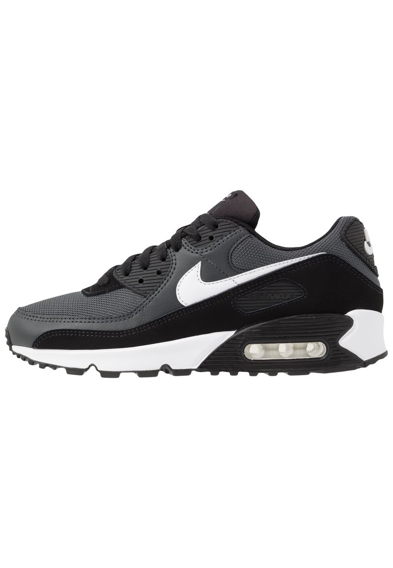 Men’s Low-Top Sneakers | Nike Sportswear AIR MAX 90 – Trainers – black/white/metallic silver/black – PB25845
