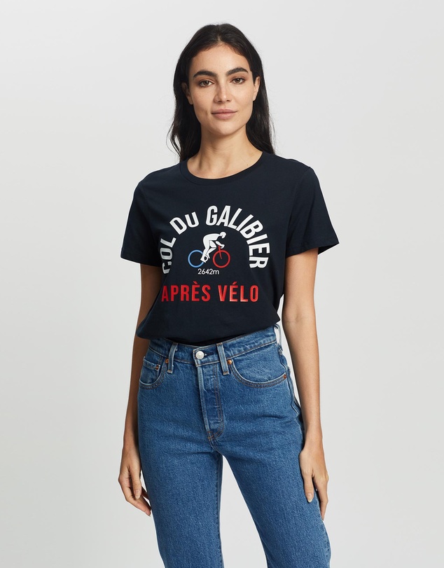 Women Sports Printed T-Shirt | Col Du Galibier TShirt – OK04054