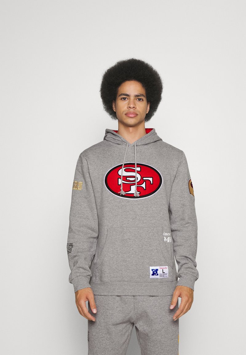 Men’s Sweatshirts | Mitchell & Ness NFL SAN FRANCISCO TEAM ORIGINS HOODY – Sweatshirt – grey heather/light grey – IH08872