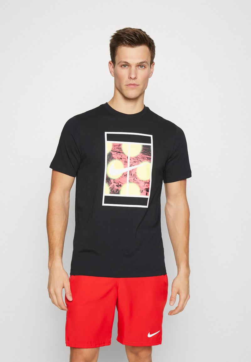Men’s T-Shirts | Nike Performance TEE HERITAGE – Print T-shirt – black – MG88665