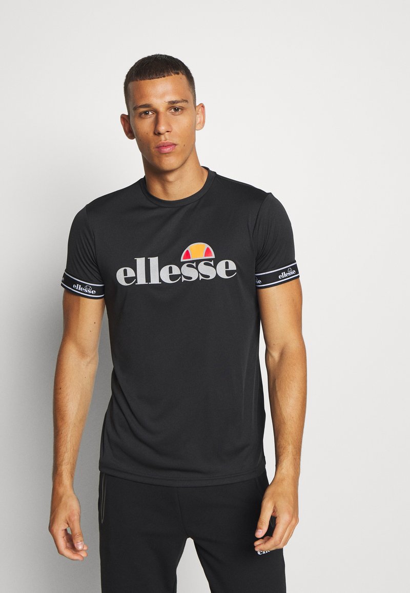 Men’s T-Shirts | Ellesse ALENTE TEE – Print T-shirt – black – DZ05328