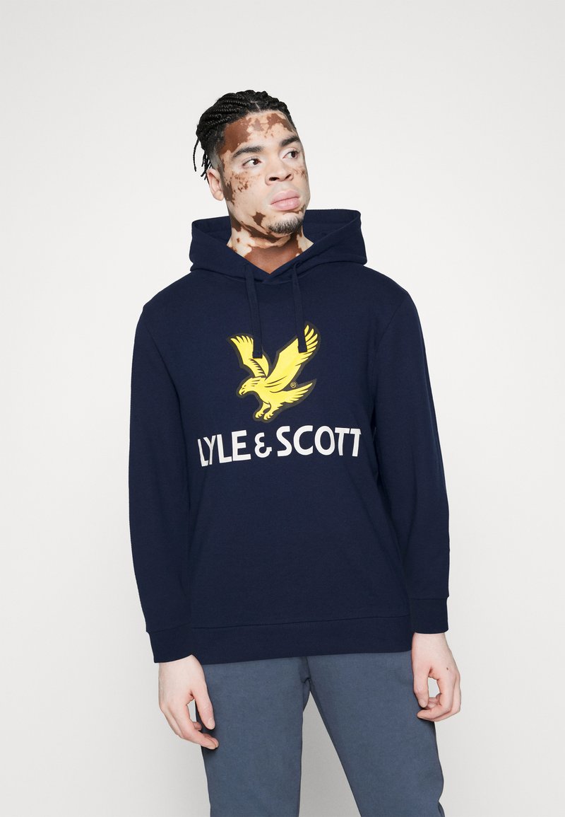 Men’s Sweatshirts | Lyle & Scott OVERHEAD HOODIE – Hoodie – navy/dark blue – ZB84050