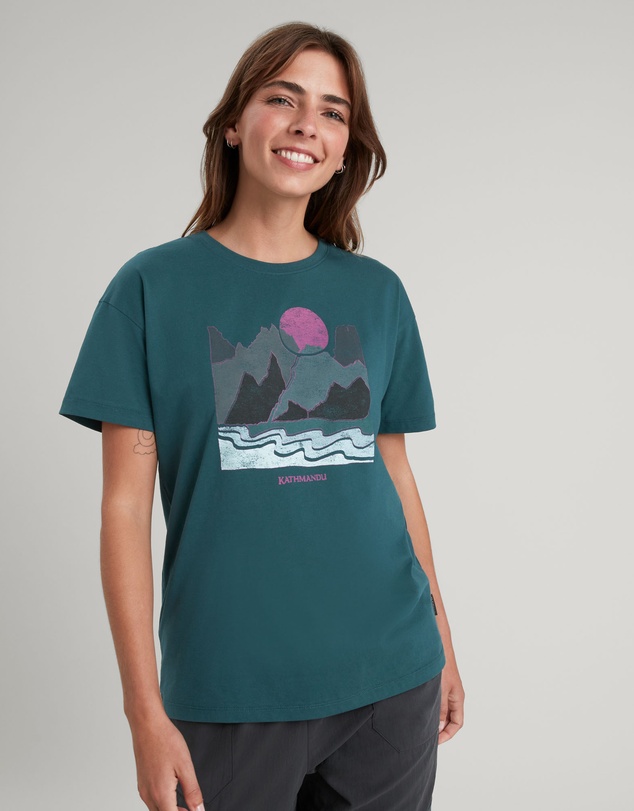 Women Sports Printed T-Shirt | Dawn Break Tee – SF93419