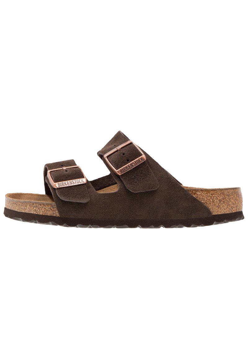 Men’s Mules | Birkenstock ARIZONA SOFT FOOTBED UNISEX – Mules – mocca/dark brown – BZ96401