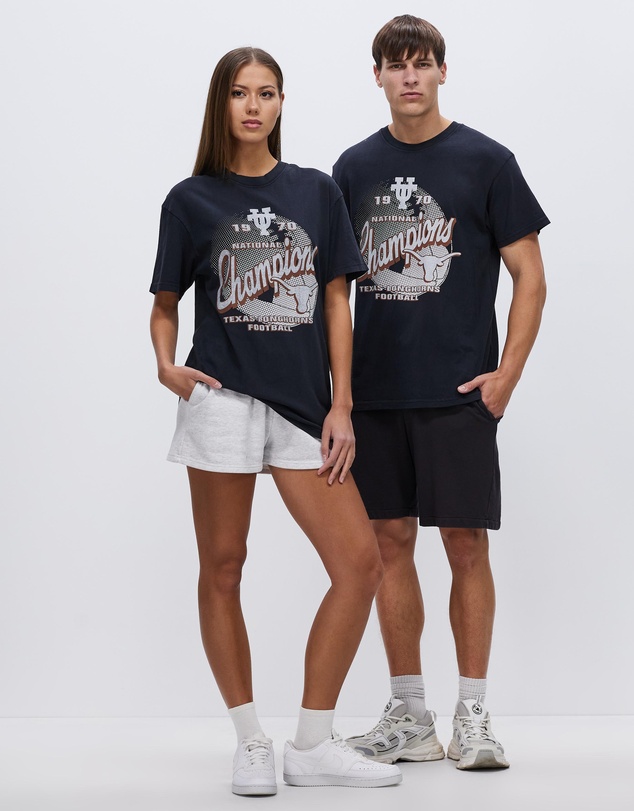 Women Sports Printed T-Shirt | Script Champs Tee Unisex – ZZ60652